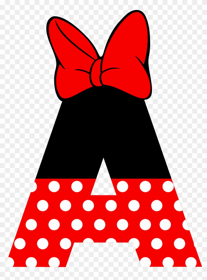 Image Freeuse Library Minnie Lyrics Letter Transprent - Letter A Minnie Mouse Clipart #1504965