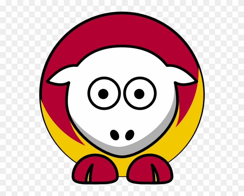 Sheep 3 Toned Kansas City Chiefs Team Colors Svg Clip - Png Download #1504968