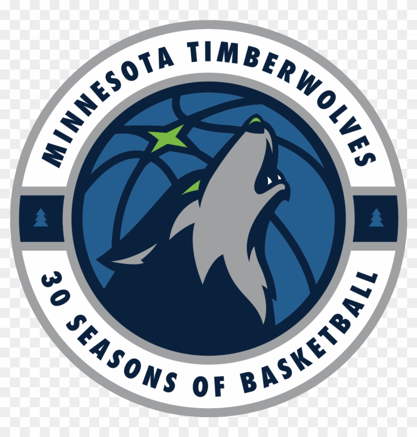 Welcome To The 30th Season Of Timberwolves Basketball - Emblem Clipart