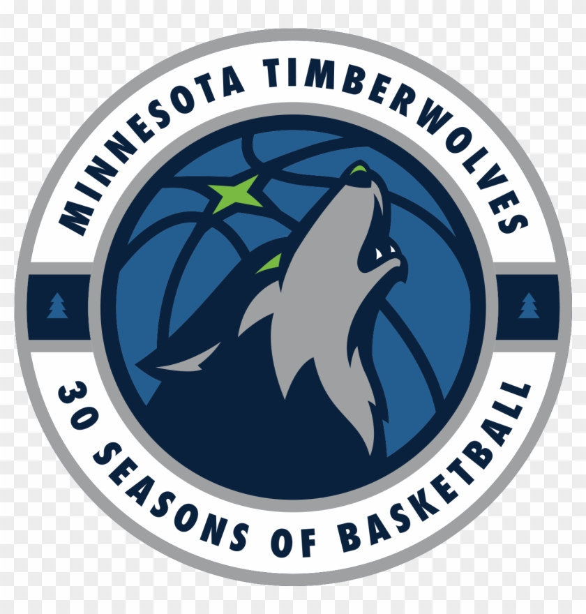 Welcome To The 30th Season Of Timberwolves Basketball - Emblem Clipart #1505157