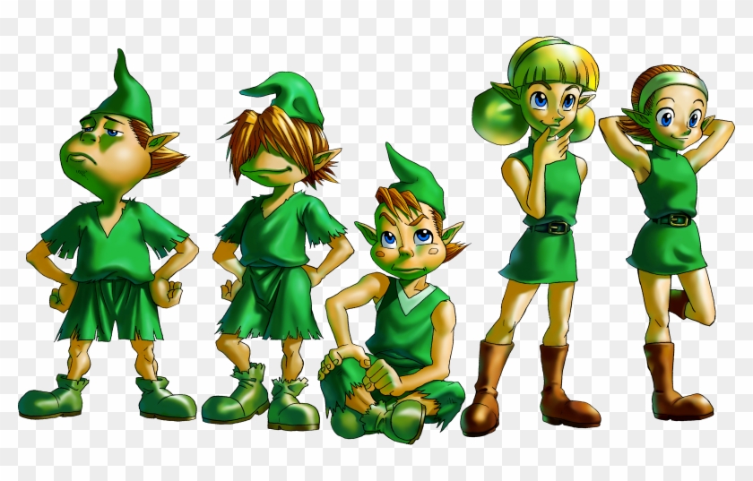 Pointed Ears Clipart D&d - Legend Of Zelda Ocarina Of Time Kokiri - Png Download #1505198