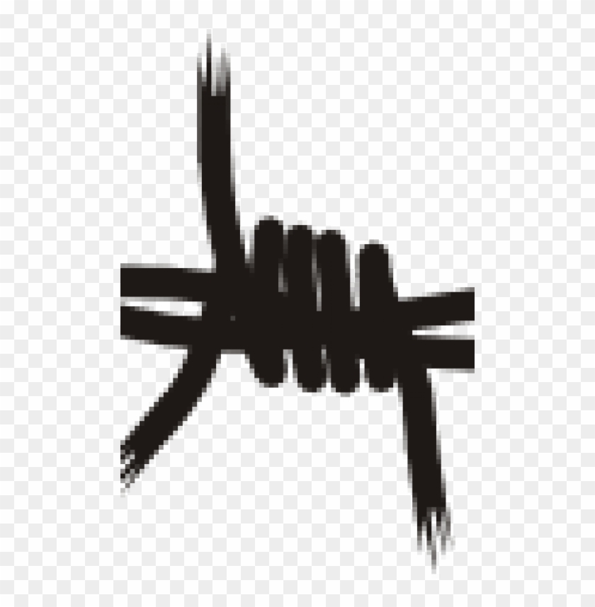 Barbwire-500x1000 - Clip Art Barbed Wire - Png Download #1505371