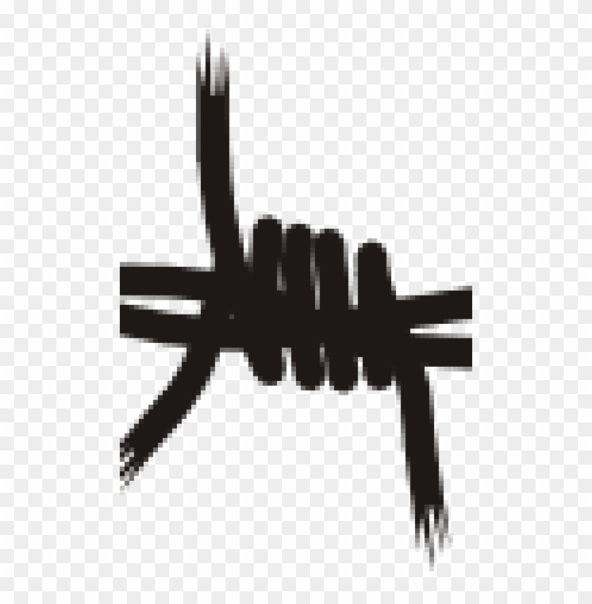 Barbwire-500x1000 - Clip Art Barbed Wire - Png Download