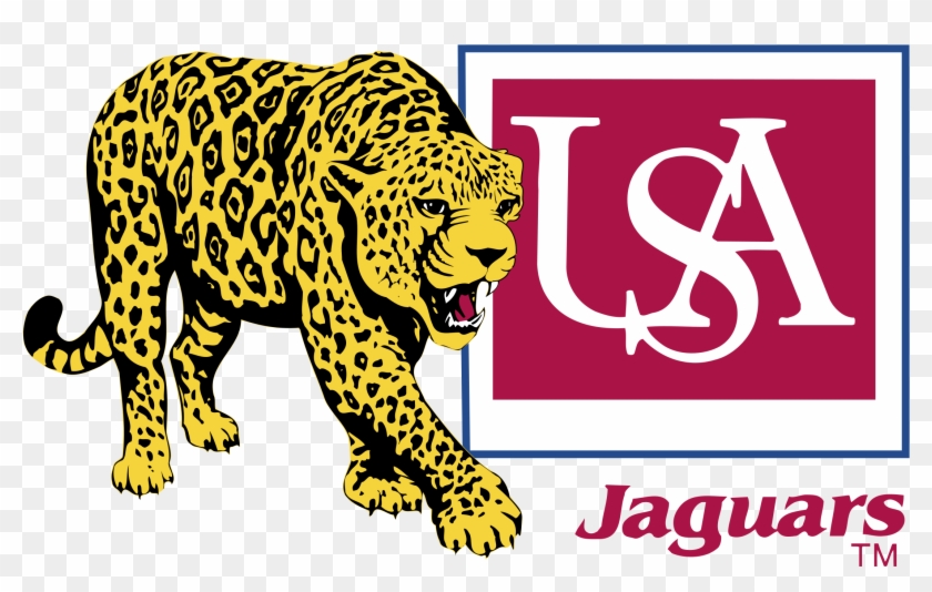 Usa Jaguars Logo Png Transparent - South Alabama Jaguars Clipart #1505582