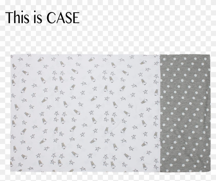 Bed-time Buddy Case White Big Sheepz With Color Tag - Polka Dot Clipart