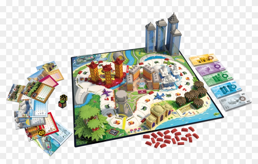 Hot01 Eclate - Hotel Tycoon Board Game Clipart
