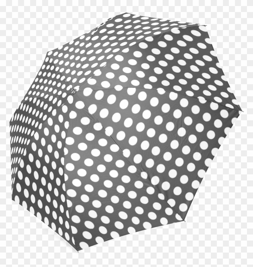 Black And White Polka Dot Foldable Umbrella - Easton E110bp Bat Pack Clipart