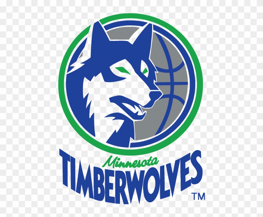 Minnesota Timberwolves Logo 1989-1996 - Minnesota Timberwolves First Logo Clipart #1506140