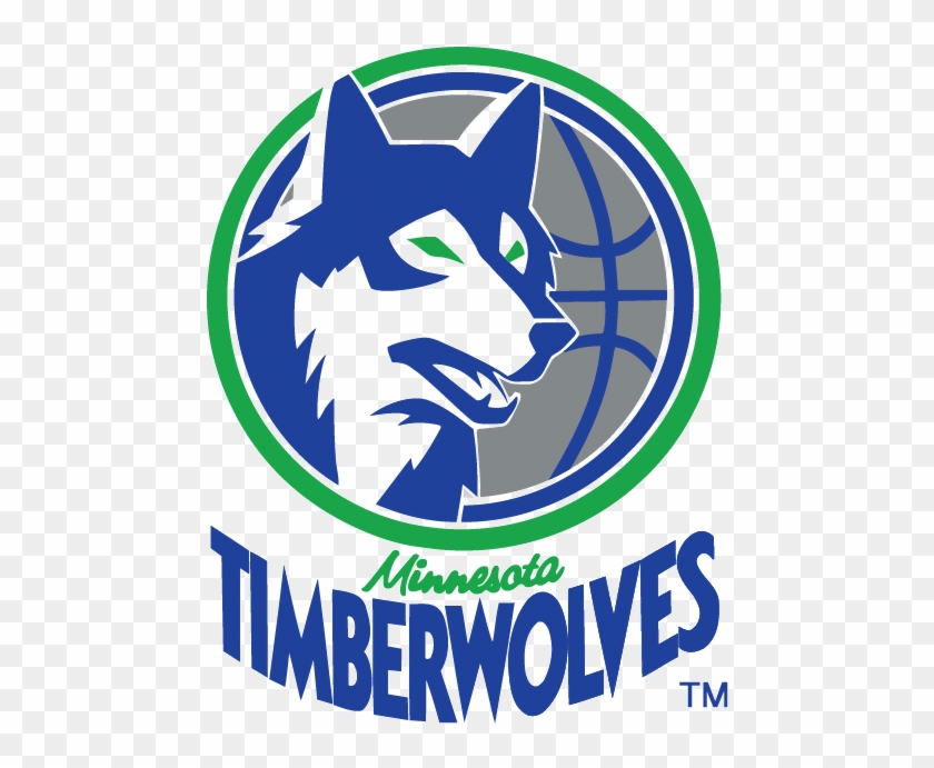 Minnesota Timberwolves Logo 1989-1996 - Minnesota Timberwolves First Logo Clipart