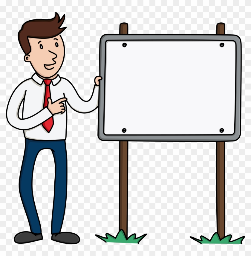Open - Business Man Svg Clipart