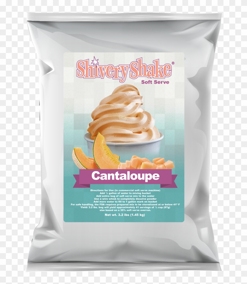 Shivery Shake Cantaloupe Soft Serve Mix - Milkshake Clipart #1506467
