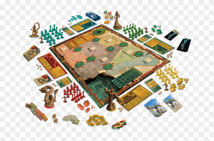 Box Contents - Mezo Board Game Kickstarter Clipart #1506727