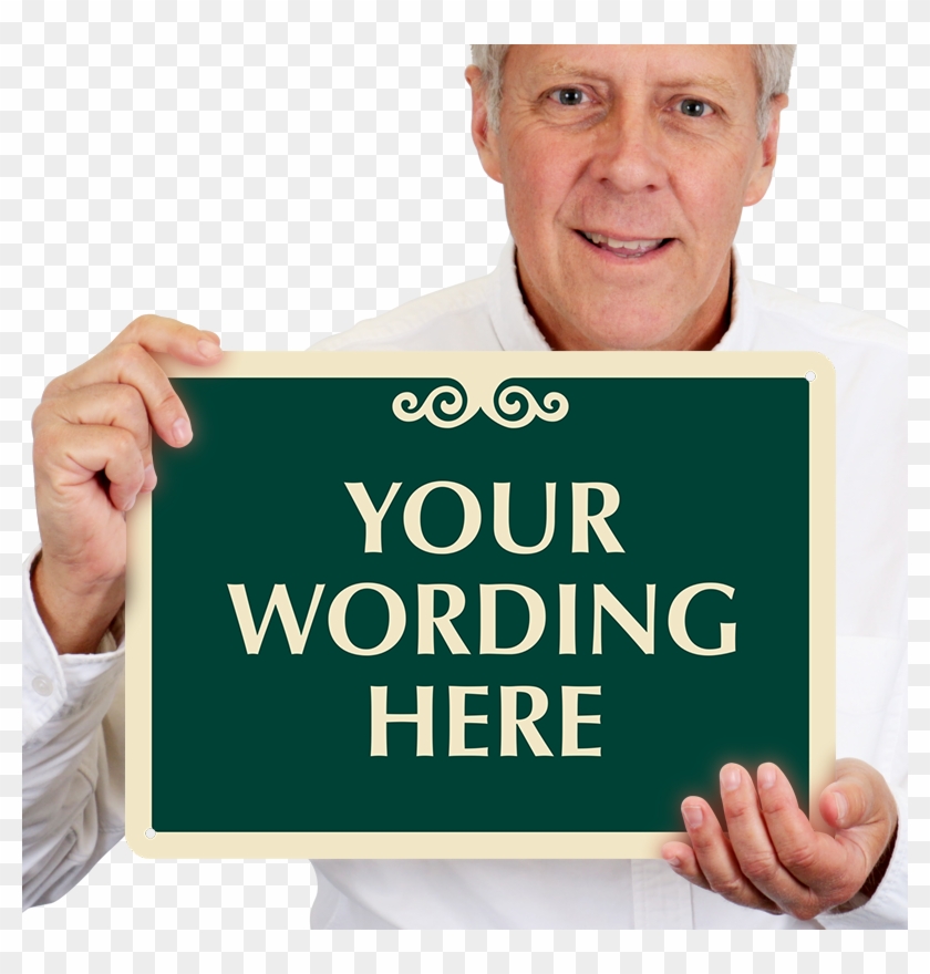 Blank Custom Decorative Sign - Signage For Hospital Premises Clipart