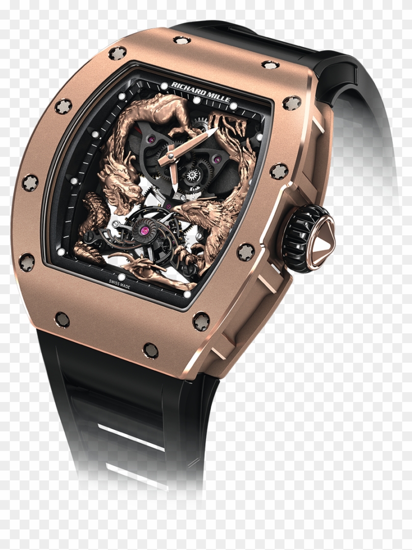 Rm 57 01 Tourbillon Phoenix And Dragon - Richard Mille Rm 057 Clipart #1506911