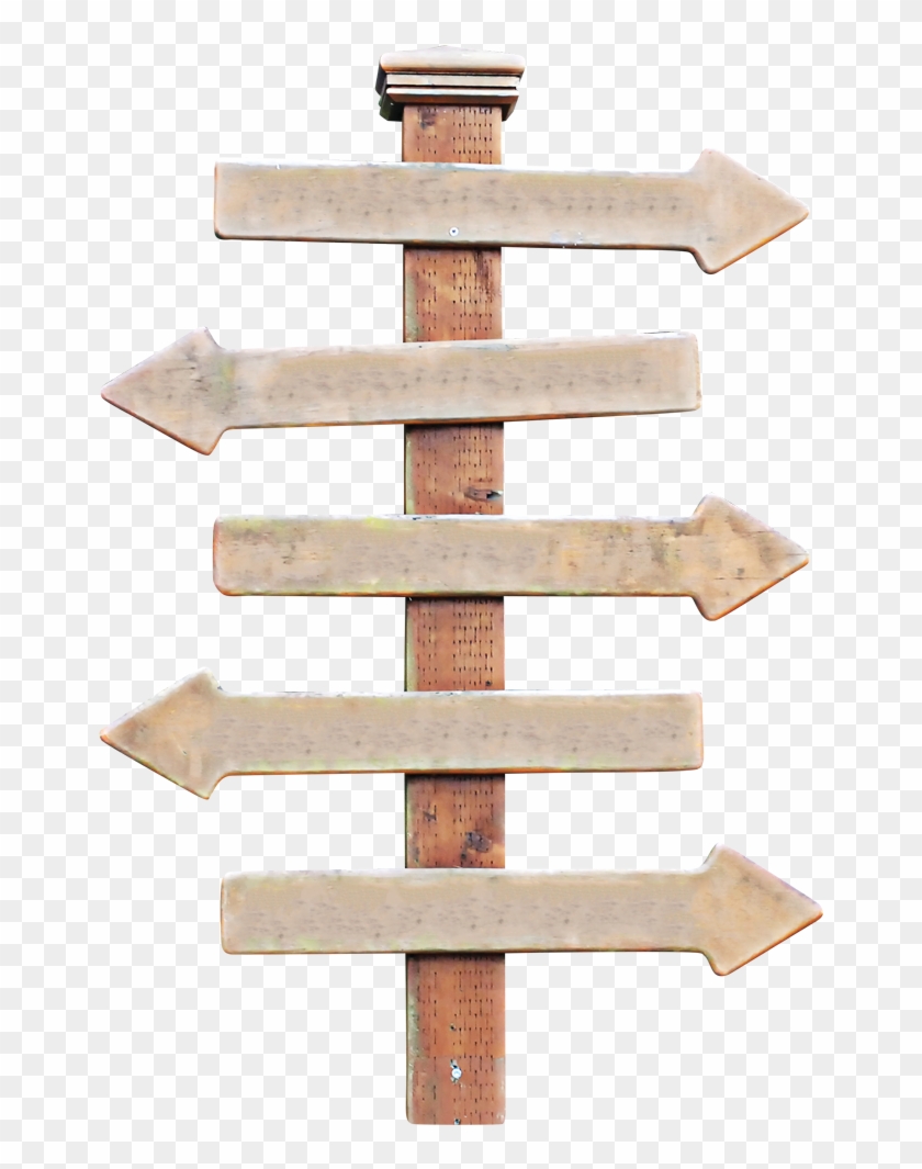 Wooden Road Sign Png Clipart (#1506939) - PikPng