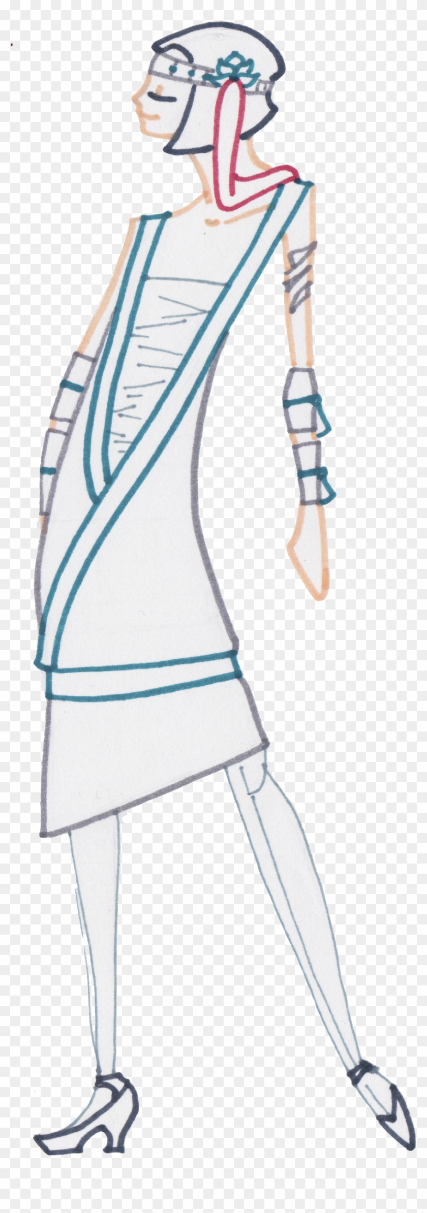 1124 X 2530 4 - Flapper S Png Clipart