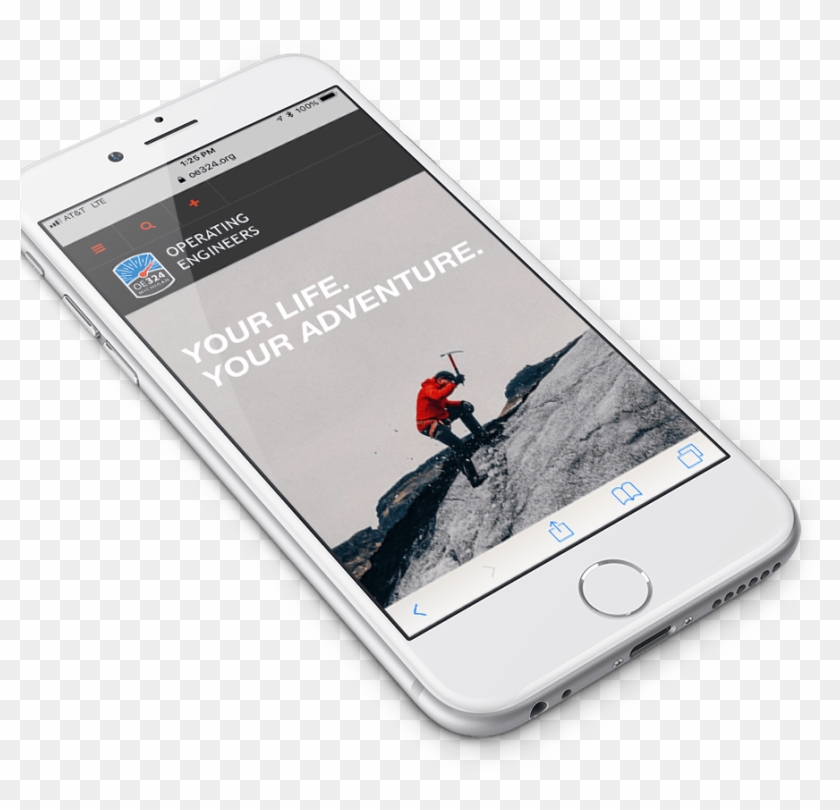 White Iphone Mockup Template - Iphone Clipart