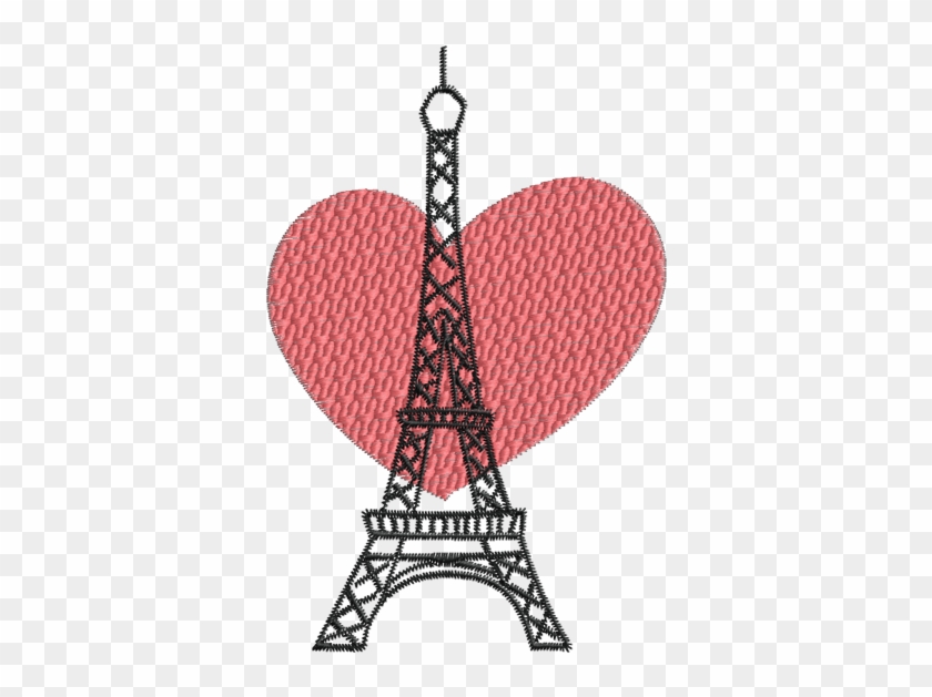 Torre Eiffel Com Laço Png - Torre Eiffel Para Bordar Clipart #1507321