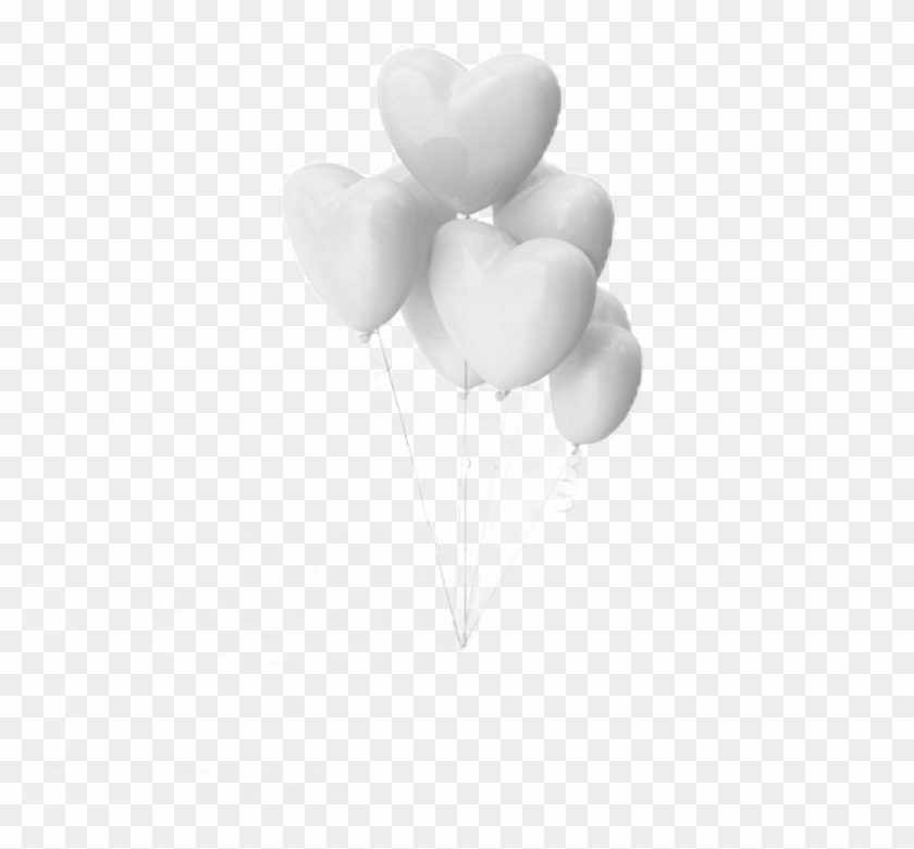 #ftestickers #white #balloons #heart #freetoedit - Balloon Clipart #1507794