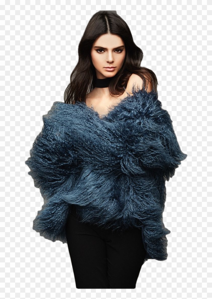 Kendall Jenner Photoshoot, Kendall Jenner Fashion, - Kendall Jenner In Fur Clipart #1507848