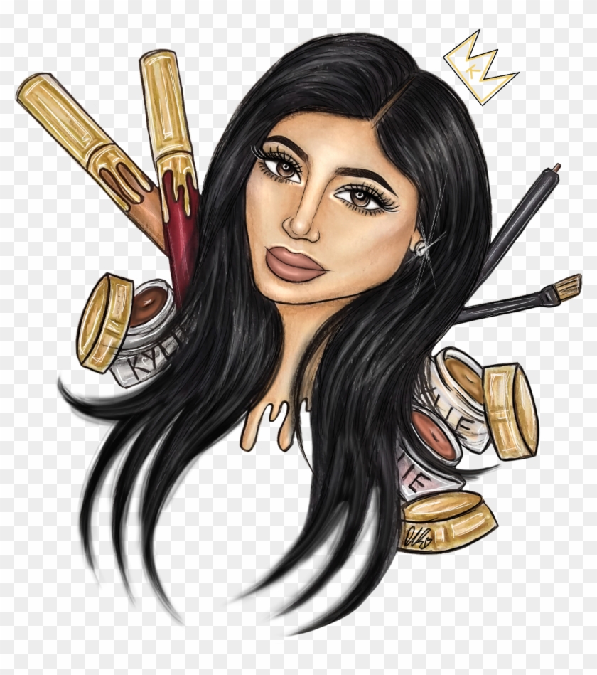Kylie Jenner By David Lee Illustrations Clipart #1507875