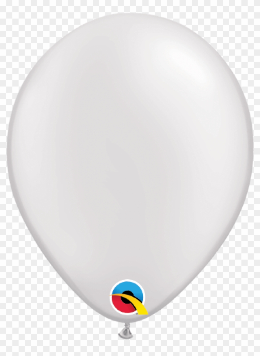 Pearlized White Latex Balloon - Qualatex Clipart #1508004