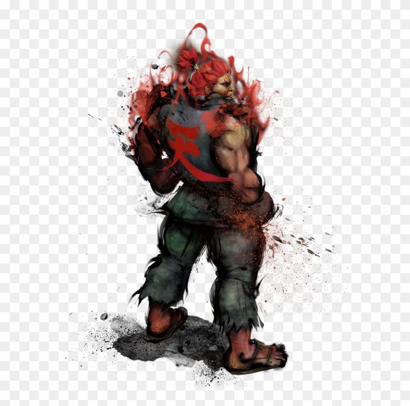Street Fighter Personagens Png - Akuma Street Fighter Clipart #1508210