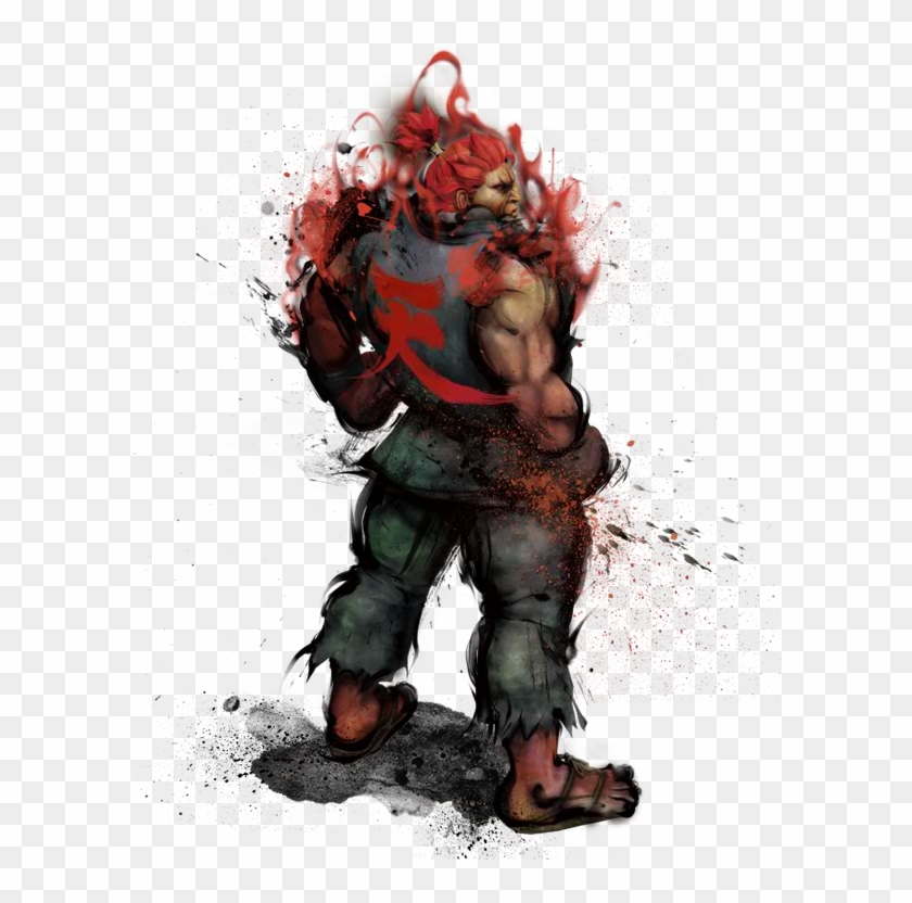 Street Fighter Personagens Png - Akuma Street Fighter Clipart
