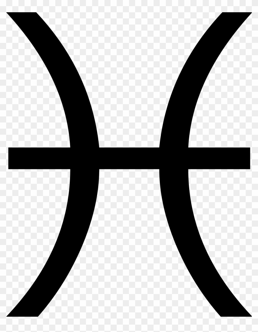 File - Pisces - Svg - Pisces Sign Png Clipart