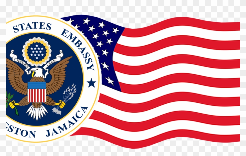 Embassy In Jamaica - Us Embassy Jamaica Logo Clipart #1508359