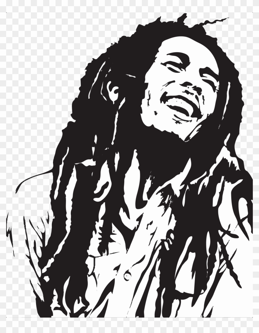 2264 X 2801 13 - Stencil Art Bob Marley Clipart #1508524