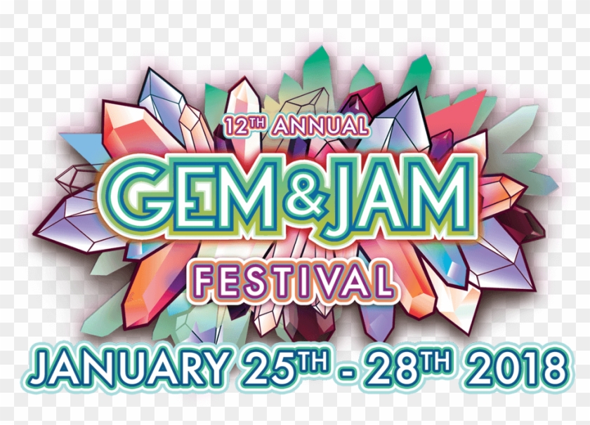Gem & Jam Festival - Gem & Jam Festival Clipart #1508554