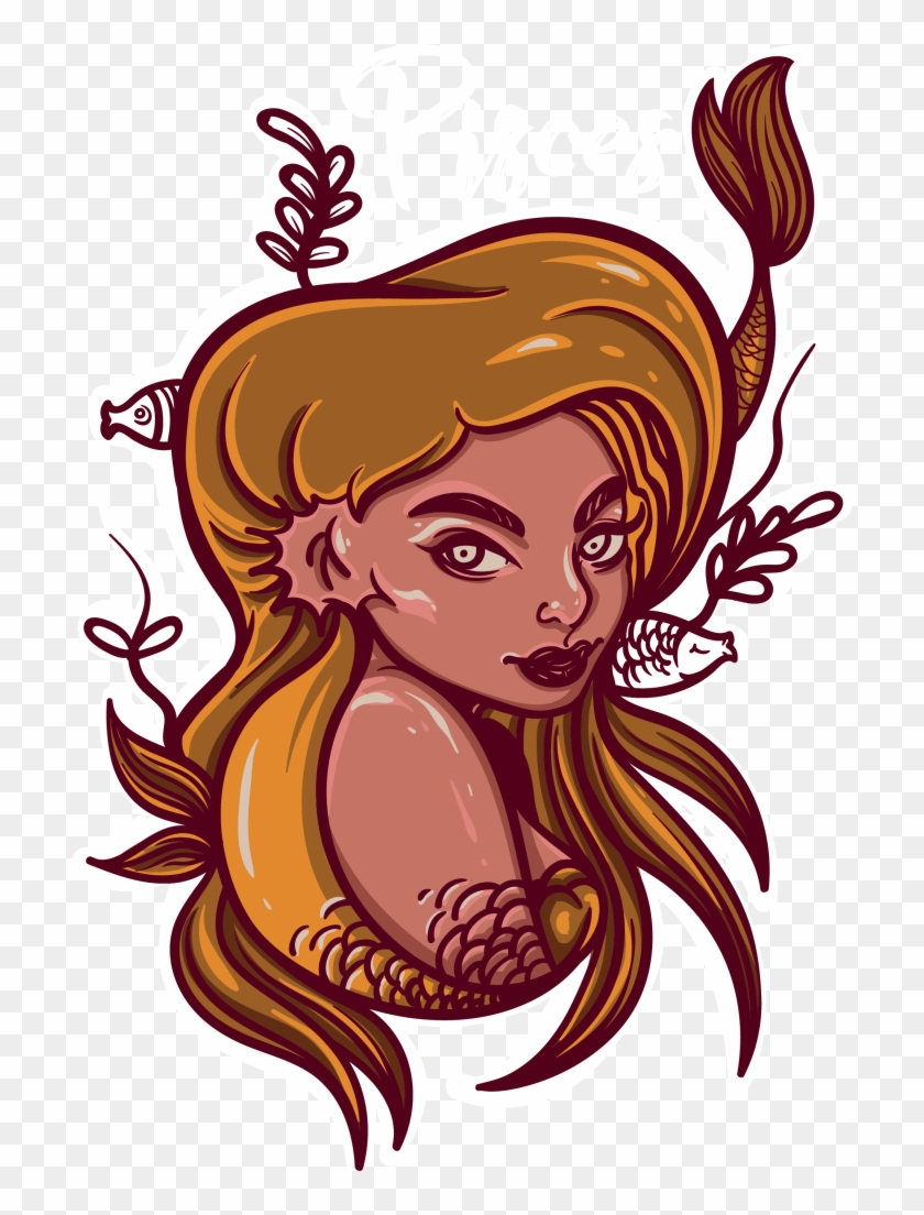 Pisces Buy T Shirt Design - Illustration Clipart #1508876