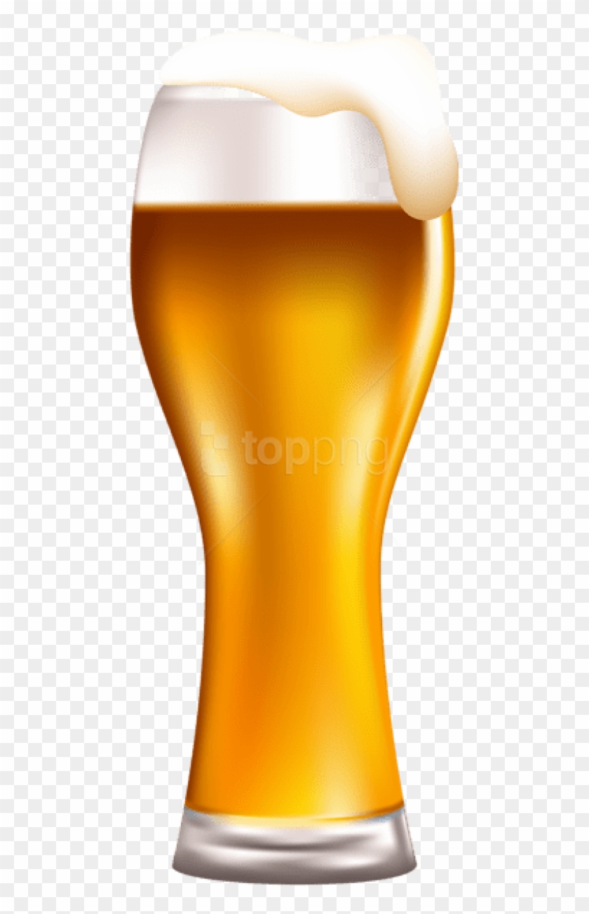Free Png Download Glass With Beer Foam Png Images Background - Beer Glass Clipart