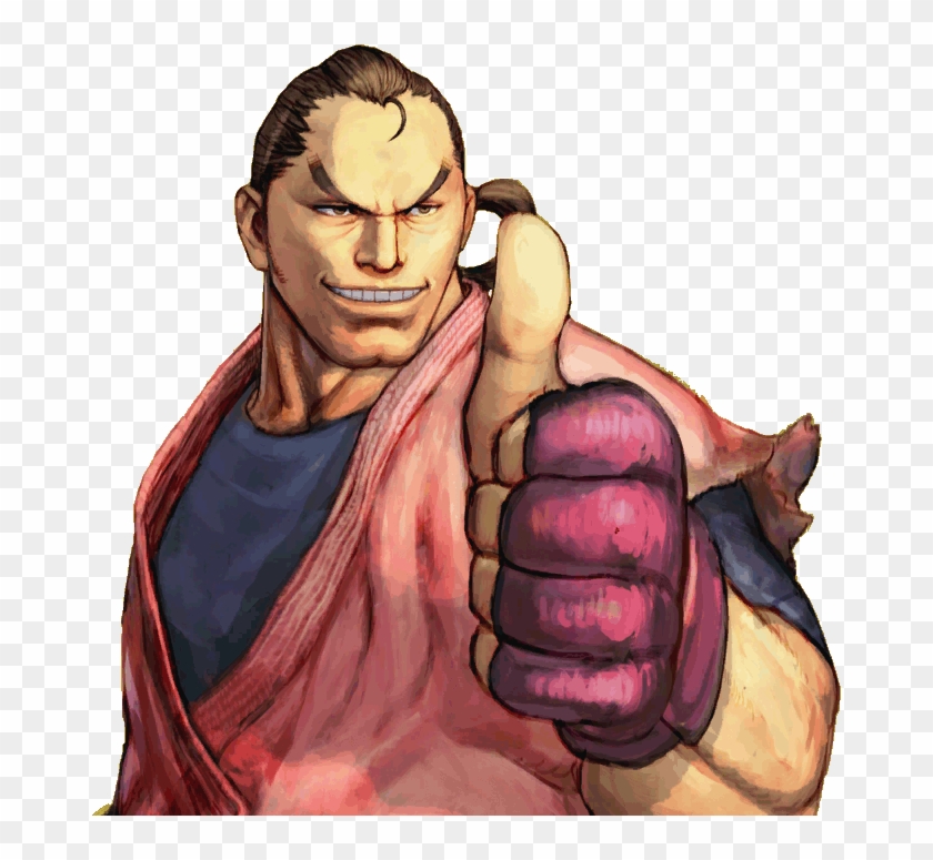 There - Street Fighter Dan Hibiki Clipart