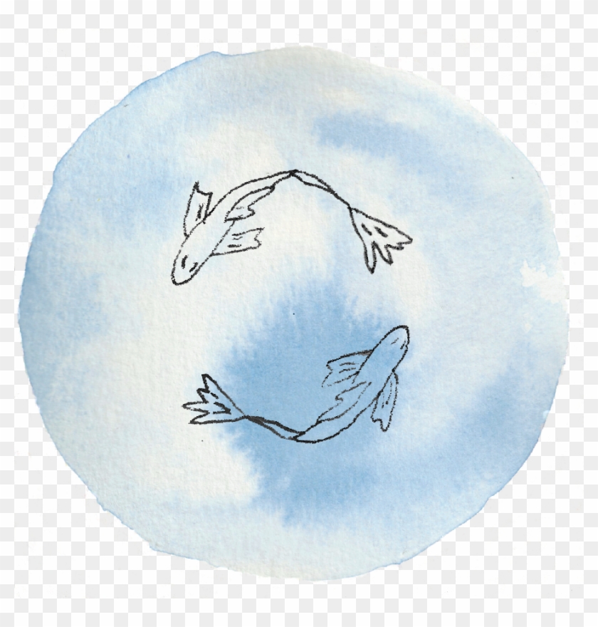 Pisces - Drawing Clipart #1509182