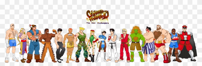 Super Street Fighter Characters Clipart