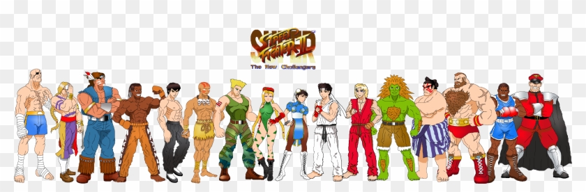 Super Street Fighter Characters Clipart #1509288