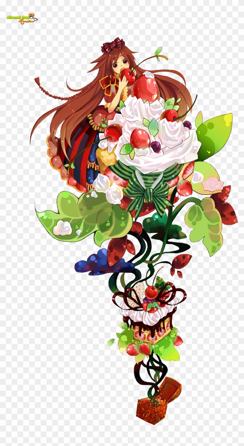 Aliceeating Render By Airumidai Render Anime Eat Clipart Pikpng