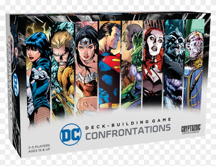 Dc Comics Deck-building Game - Dc Deck Building Game Confrontations Clipart #1509669