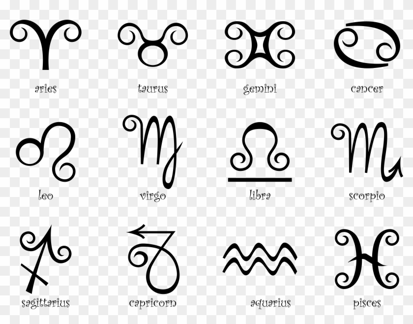 Pisces Zodiac Sign Clipart - Star Signs Tattoos - Png Download #1509708