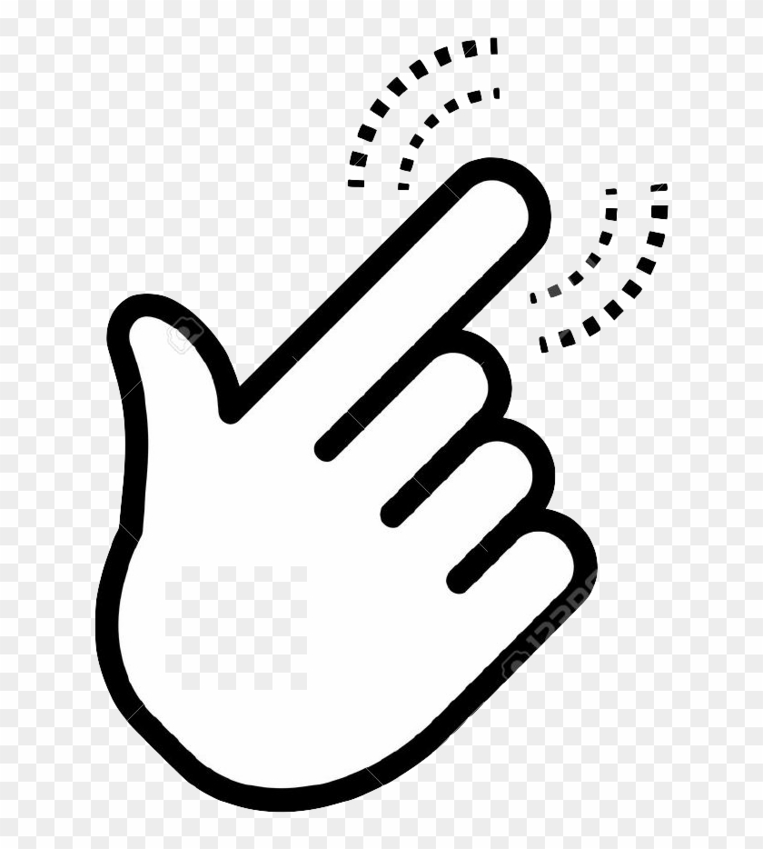 Computer Mouse Pointer Icons - Click Icon Png Free Clipart