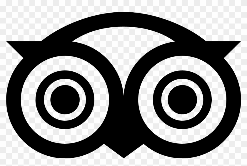 Tripadvisor Owl Face Logo Vector Free Vector Silhouette - Logo Tripadvisor Eps Clipart