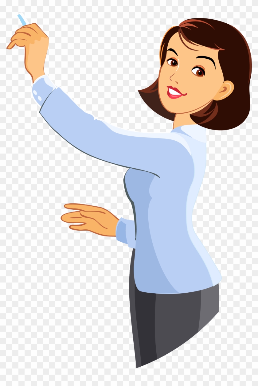 1926 X 2922 7 - Teacher Girl Cartoon Png Clipart