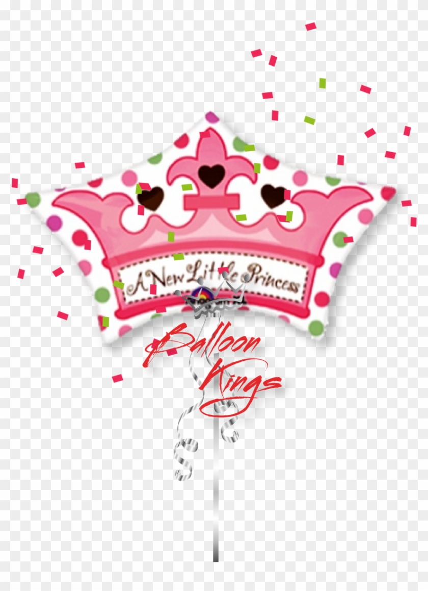 Baby Girl Crown - New Little Princess Balloon Clipart #1510992