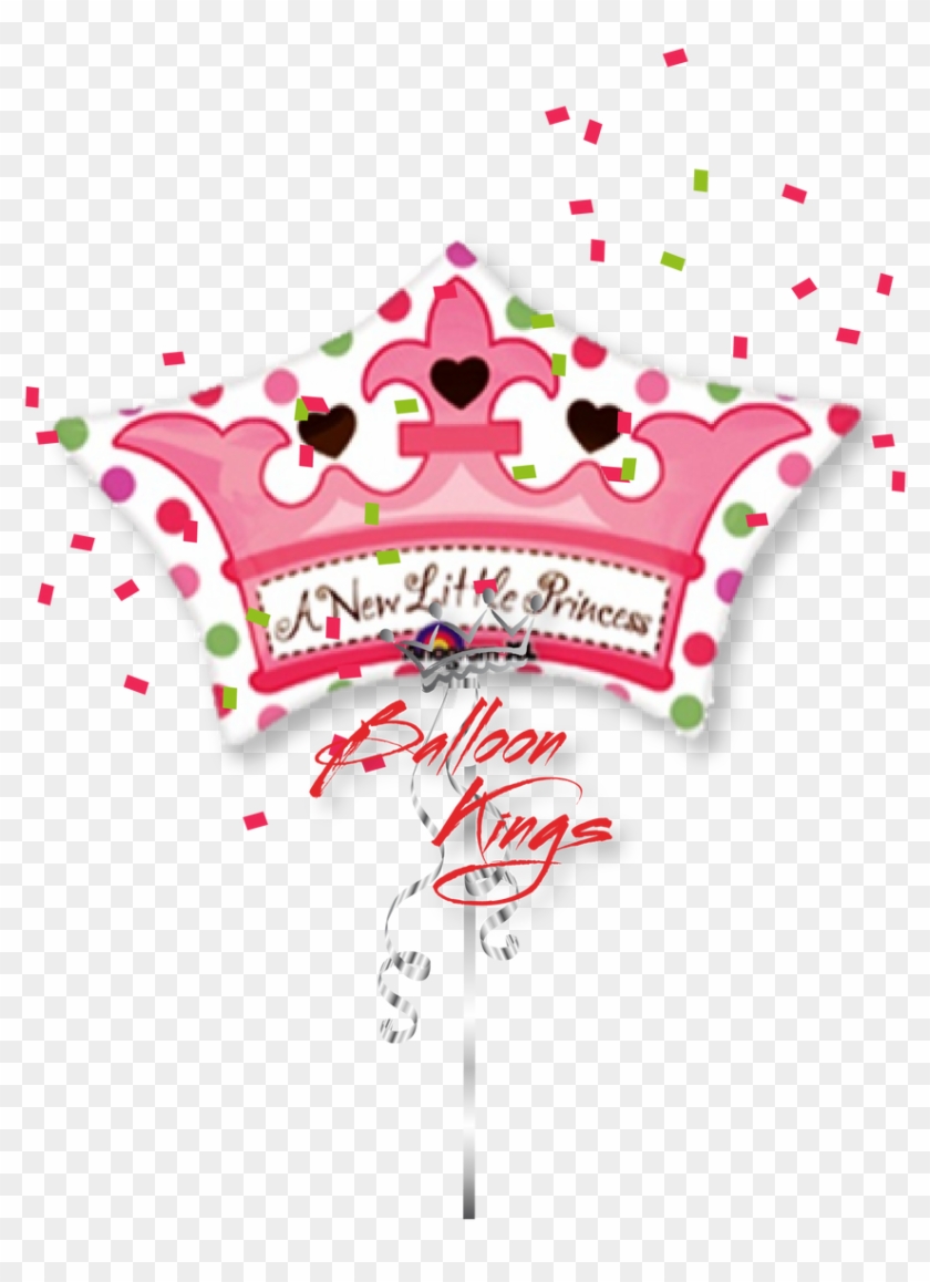 Baby Girl Crown - New Little Princess Balloon Clipart