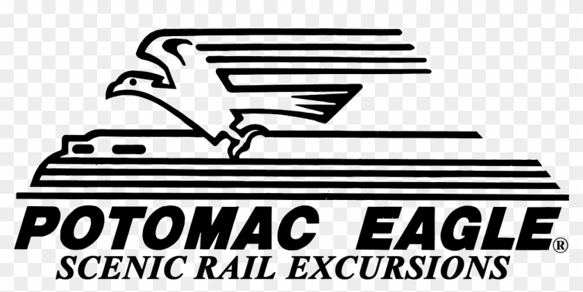 Cropped Logo Potomac Eagle With Text - Poster Clipart #1511057
