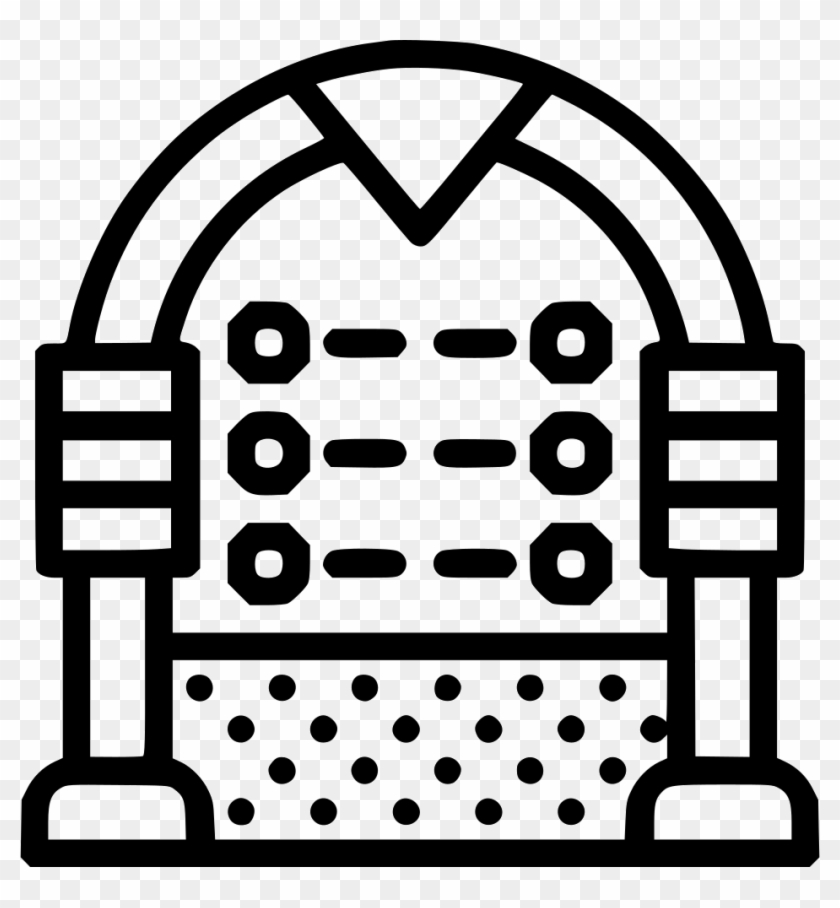 Jukebox Svg Png Icon - Hotel White And Black Clipart