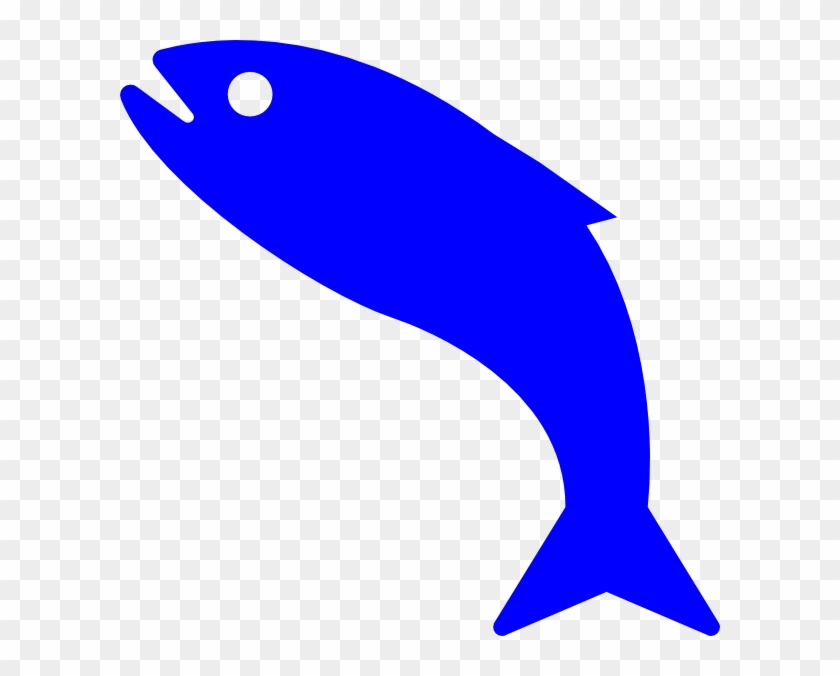 Trout Clipart Shadow - Blue Fish Symbol - Png Download