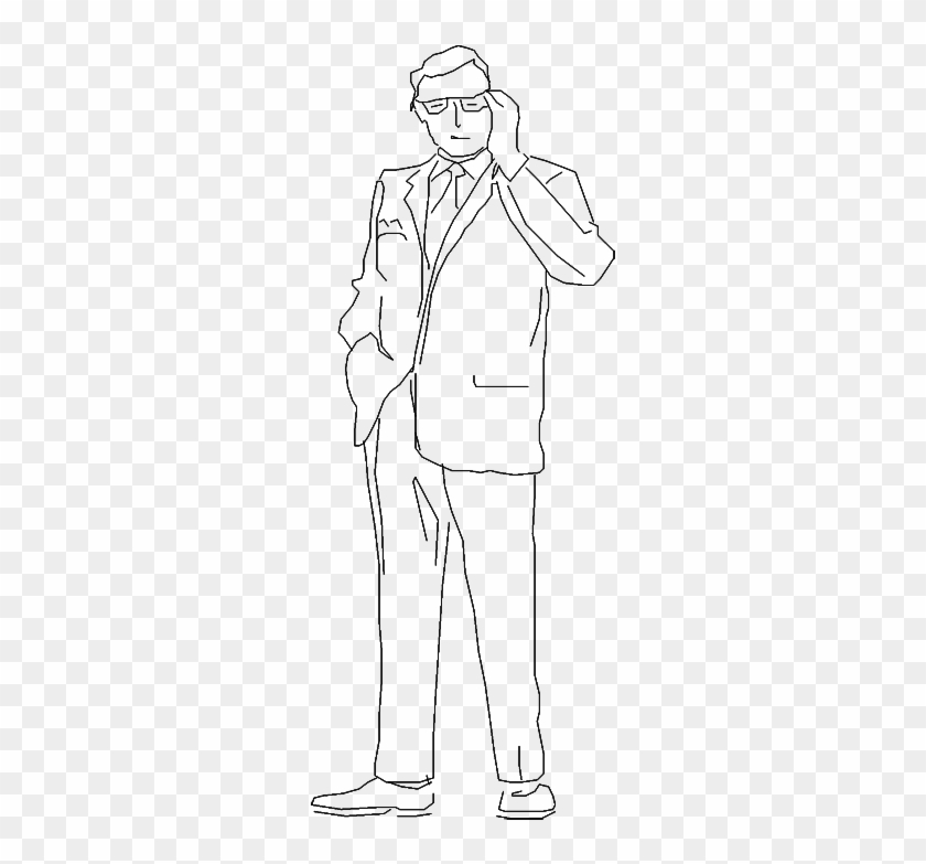 Man Standing - Standing Clipart